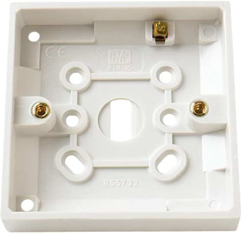 european electrical back box|single light switch back box.